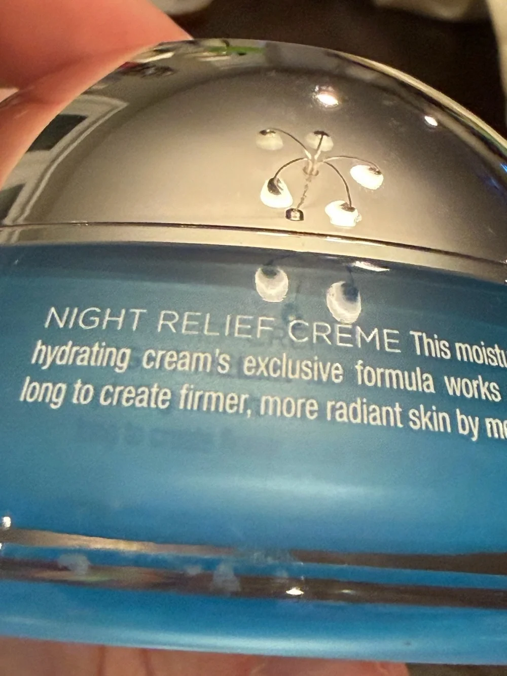 Quench Micro Water Complex Night Relief Creme Full Size Paraben Free Hydrating‎